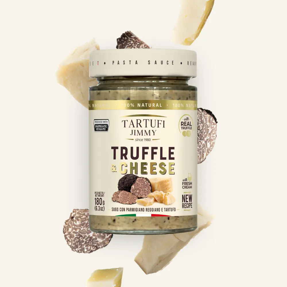 Буркан tartufi джими трюфел и сос от сирене с пармиджано реджано Буркан tartufi джими трюфел и сос от сирене с пармиджано реджано