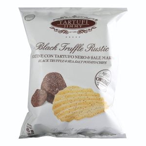 Пакет "Гурме чипс с черен трюфел и морска сол рустик 90 гр." картофен чипс