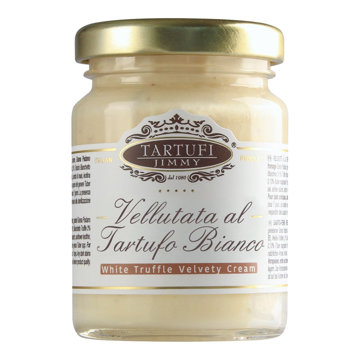 Буркан с изискан крем Tartufi Jimmy White Truffle and Grana Padano Parmesan Буркан с изискан крем Tartufi Jimmy White Truffle and Grana Padano Parmesan